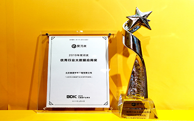 获奖 | 银河集团9873com荣获2019大数据“星河(Galaxy)” 奖